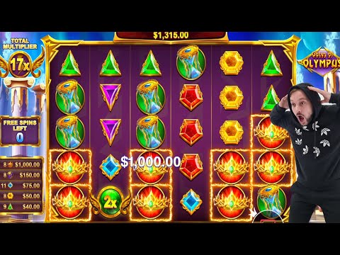 GATES OF OLYMPUS HIT ONE MORE TIME CROWNS BIG MULTIPLIER BIG WINS CASINO SLOT