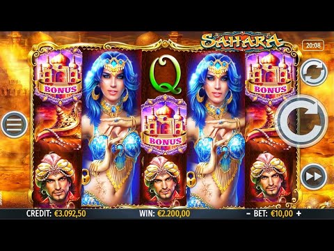 Slot BAR Sahara Online Macchinette Italia BIG WIN bet 10€-20€