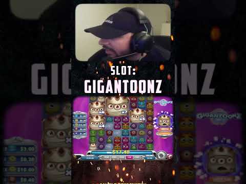 RECORD WIN FROM 2000X+  CasinoGeeks Gigantoonz slot #Shorts