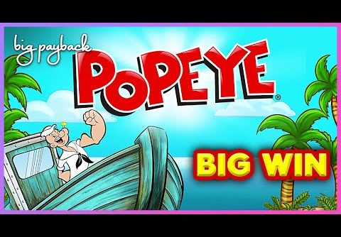 Screaming Links Popeye Slot – BIG WIN BONUS!