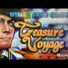 BIG SURPRISE WIN!  TREASURE VOYAGE SLOT MACHINE BIG BONUS WIN by KONAMI  PECHANGA CASINO