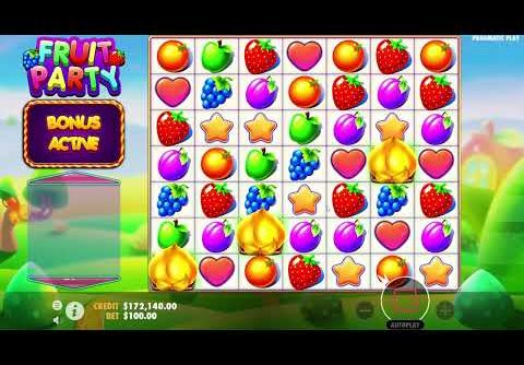 Fruit Party   HUGE PROFIT BIG CASINO WIN bonus buy Slot Online