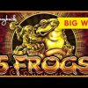 SHORT & SWEET! 5 Frogs Slot – MYSTERY BONUS, YES!!