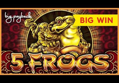 SHORT & SWEET! 5 Frogs Slot – MYSTERY BONUS, YES!!