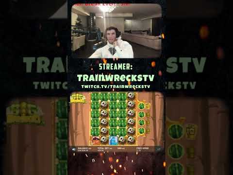 Trainwreckstv wins 2 5 million on Big Bamboo slot #Shorts