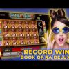 Book of Ra Deluxe 6 Slot Record Win