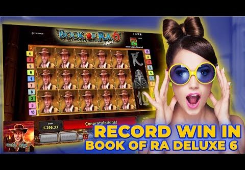 Book of Ra Deluxe 6 Slot Record Win