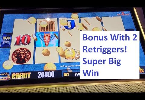 Bonus Super Big Win on one Hot Machine!! Wings Over Olympus