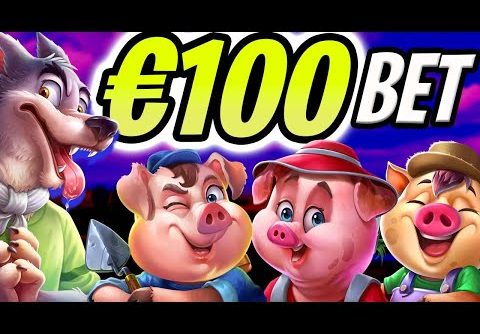 HUGE €100 MAX BET BONUS HUNT 😱 GREEDY WOLF SLOT‼️ *** NEW SLOT ***