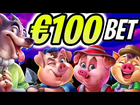 HUGE €100 MAX BET BONUS HUNT 😱 GREEDY WOLF SLOT‼️ *** NEW SLOT ***