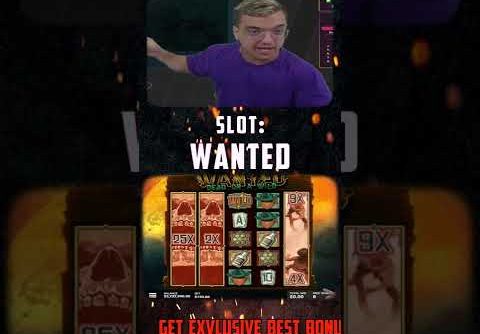 HUGE WIN  ClassyBeef Massive Win  Wanted dead or alive slot #Shorts