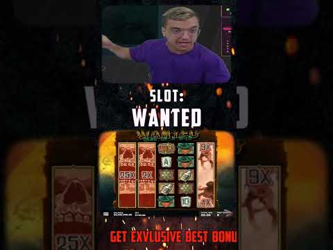 HUGE WIN  ClassyBeef Massive Win  Wanted dead or alive slot #Shorts