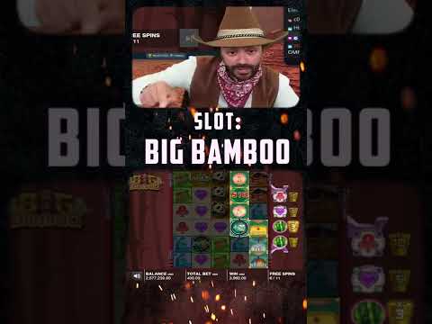 Mega Coin  Roshtein Big Win  Big Bamboo slot #Shorts