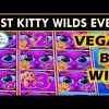 AMAZING KITTY WILDS LINE UP! MISS KITTY SLOT MACHINE BIG WIN! VIVA LAS VEGAS!