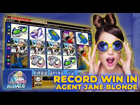 Agent Jane Blonde Slot Record Win