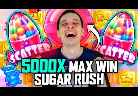 SUGAR RUSH 🔥 5000x MAX WIN – Community Slots Biggest Wins #33
