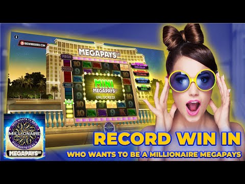 Who Wants To Be A Millionaire Megapays Slot Record Win