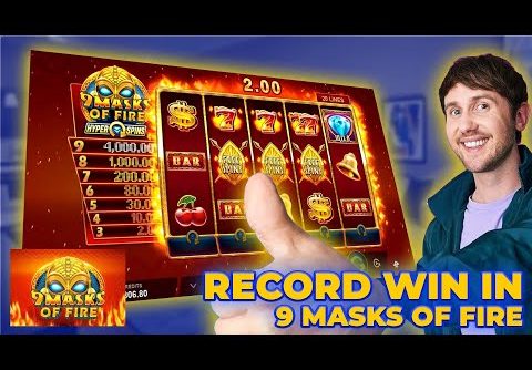 9 Masks Of Fire Slot Record Win