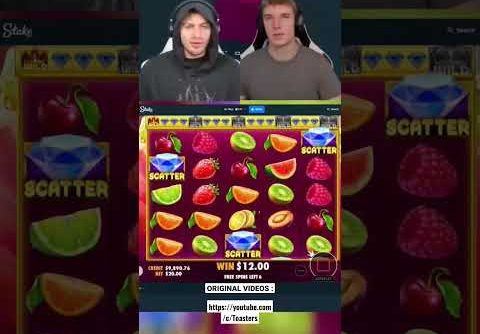 BIGGEST WIN ON JUICY FRUITS!! #fyp #gambling #slots #stakecasino #casinoonline #toasters