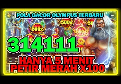 SLOT GACOR HARI INI || POLA GACOR OLYMPUS HARI INI || SIMAK CIRI-CIRI KAKEK ZEUS KASIH MAXWIN !!