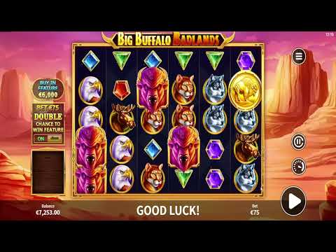 BIG BUFFALO BADLANDS   BRAND NEW SLOT bonus buy HUGE WIN 54X MULTIPLIER   CASINO SLOT ONLINE