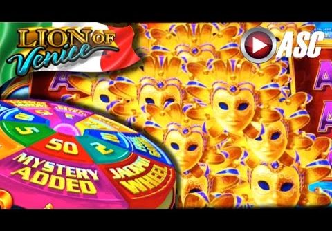 *NEW* SUPER WHEEL BLAST | Aristocrat – Big Win! Slot Machine Bonus (Lion of Venice)