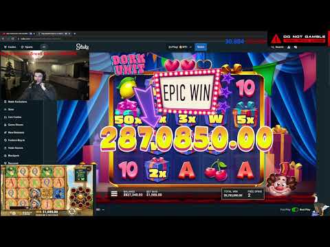 MAX WIN ! Trainwreckstv  –  MAX WIN ON DORK UNIT (15M WIN ) ! INSANE WIN ! TRAINWRECKSTV BIG WIN !!!