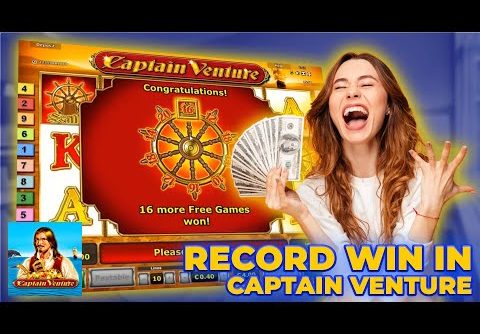 Captain Venture Slot Record Win