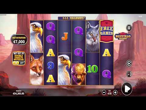 28 Free Spins on Big Buffalo Megaways   Huge Win Casino Slot Online