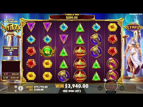 GATES OF OLYMPUS! 🔱HIT CROWNS BIG CASINO WIN SLOT ONLINE GAME