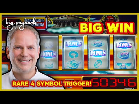 RARE 4 SYMBOL TRIGGER! Zeus 5RM Slot – BIG WIN RETRIGGER!