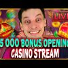 SLOTS LIVE 🔴 €5 000 BONUS OPENING! Casino Stream Big Wins with mrBigSpin