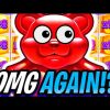 SUGAR RUSH 🍭 SLOT SUPER BIG WIN 😱 30 FREE SPINS AGAIN OMG‼️ *** BIG WIN ***