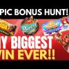 MY BIGGEST WIN EVER!! HUGE WIN ON BONUS HUNT – WHICH SLOT??