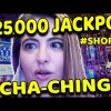 OMG I WON a $25,000 JACKPOT on a SLOT MACHINE in LAS VEGAS! #shorts