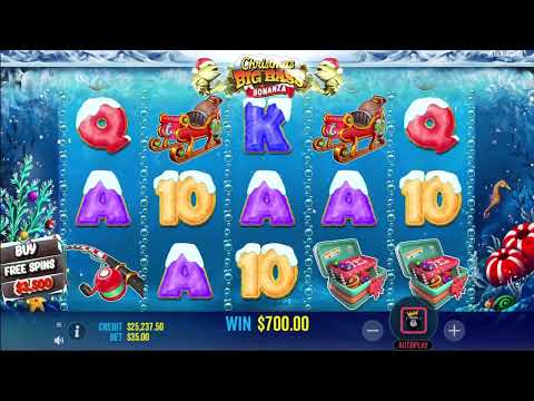 CHRISTMAS BIG BASS BONANZA   BIG WINS   3X and RODS LINE   CASINO SLOT ONLINE