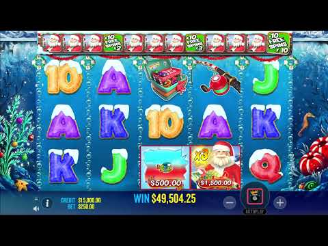 CHRISTMAS BIG BASS BONANZA   BIG WINS   10X   Casino Slot Online Bonus Scatter