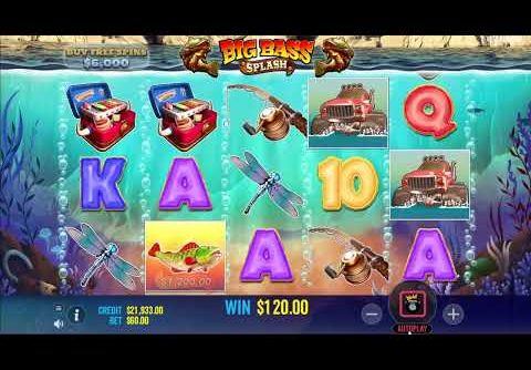 Big Bass Splash New Slot   Huge Casino Win X10 Slot Online