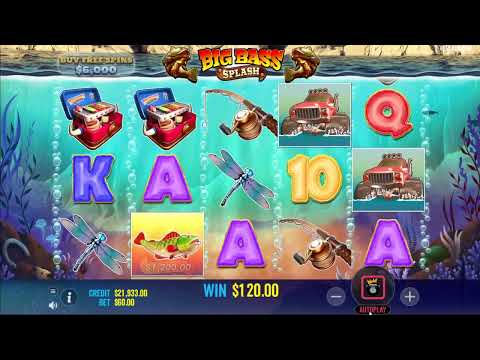 Big Bass Splash New Slot   Huge Casino Win X10 Slot Online