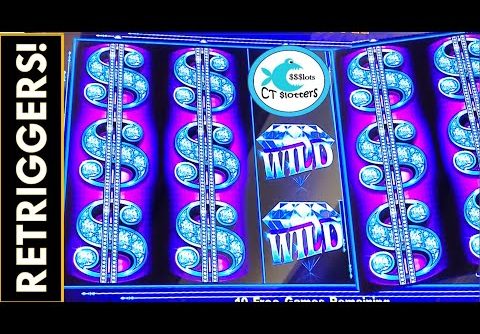 BIG WIN! RETRIGGERS! PURE MAGIC SLOT MACHINE! ATLANTIC CITY TRIP Episode 2