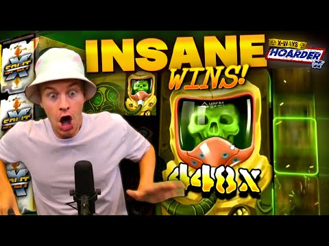 INSANE MEGA WIN ON HOARDER XWAYS SLOT! (Wasteland Bonus)