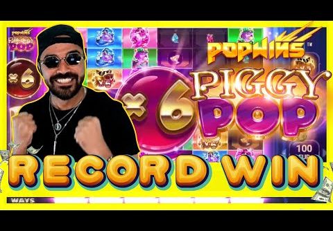 ROSHTEIN RECORD WIN ON PIGGY POP NEW SLOT!!