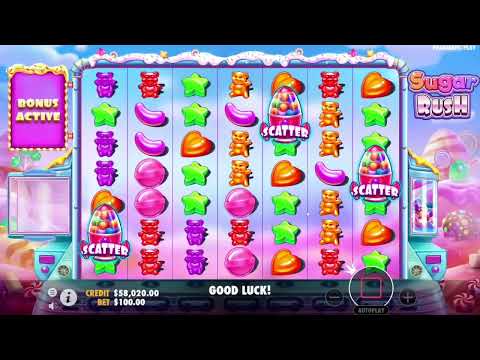 SUGAR RUSH   BIG CASINO WIN hit 555 X   BONUS BUY SLOT ONLINE