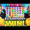 THIS WAS OUR BIGGEST WIN ON FRUIT PARTY!?!? INSANE SLOT WIN!