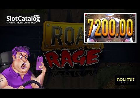 Mega win. Road Rage slot from NoLimit City