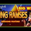 AWESOME FEATURE! King Ramses Slot – BIG WIN BONUS!