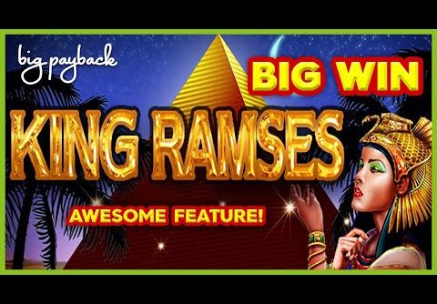 AWESOME FEATURE! King Ramses Slot – BIG WIN BONUS!