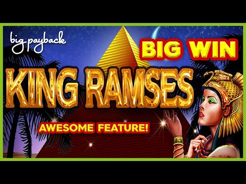 AWESOME FEATURE! King Ramses Slot – BIG WIN BONUS!