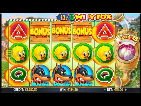 Slot BAR Wily Fox Online Macchinette Italia || Record Win