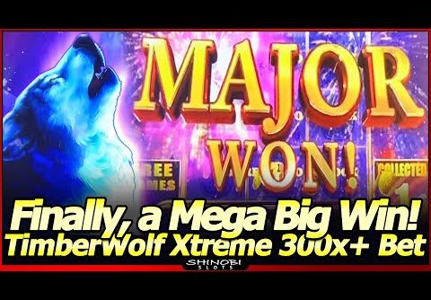 TimberWolf Xtreme Slot Machine – MAJOR Jackpot Won! Finally a Mega Big Win in this tough game!